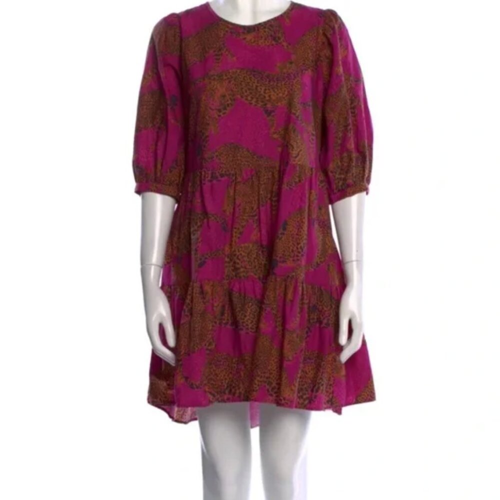 Farm Rio Kensie Tiered Mini Dress - M